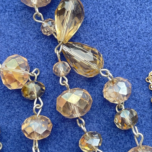 Amber tone necklace, long - Picture 2 of 4
